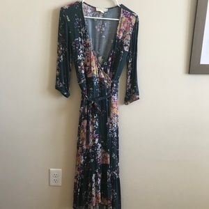 Beautiful Love Stitch wrap dress